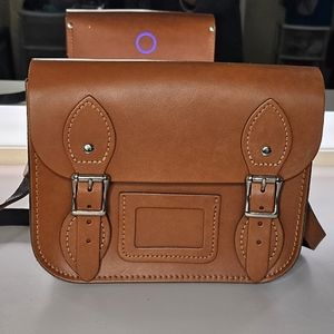 The Leather Satchel Co Festival Bag British Made 1961